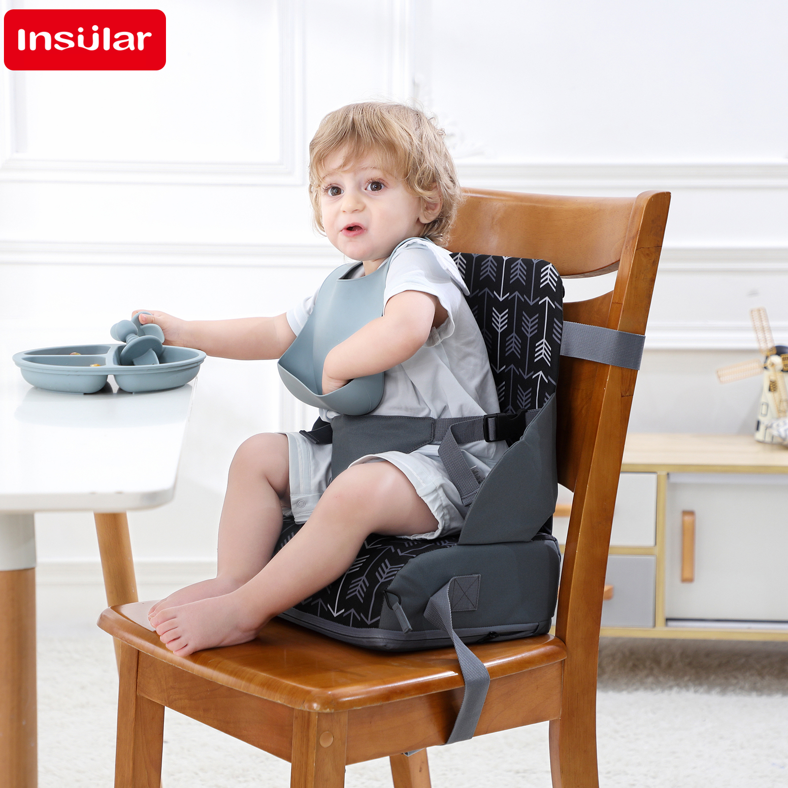 INSULAR Portable Foldable Anti - Baby High Chair Booster 리뷰 및 가격