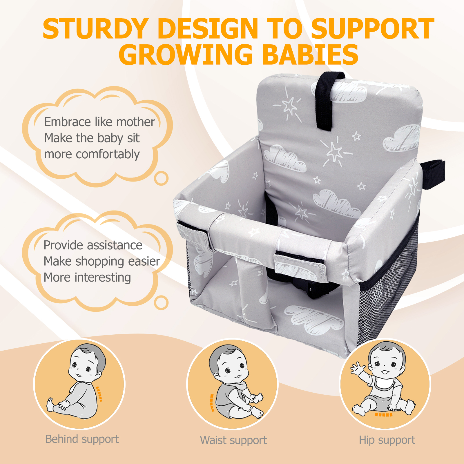 Shopping Cart Cover for Baby,  - Baby High Chair Booster 리뷰 및 가격